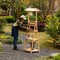 Vintiquewise Multi-Functional Wooden Shelf Plant Stand, Storage Rack and Bookcase for Indoor and Covered Outdoor Spaces QI004599 - alternate 6